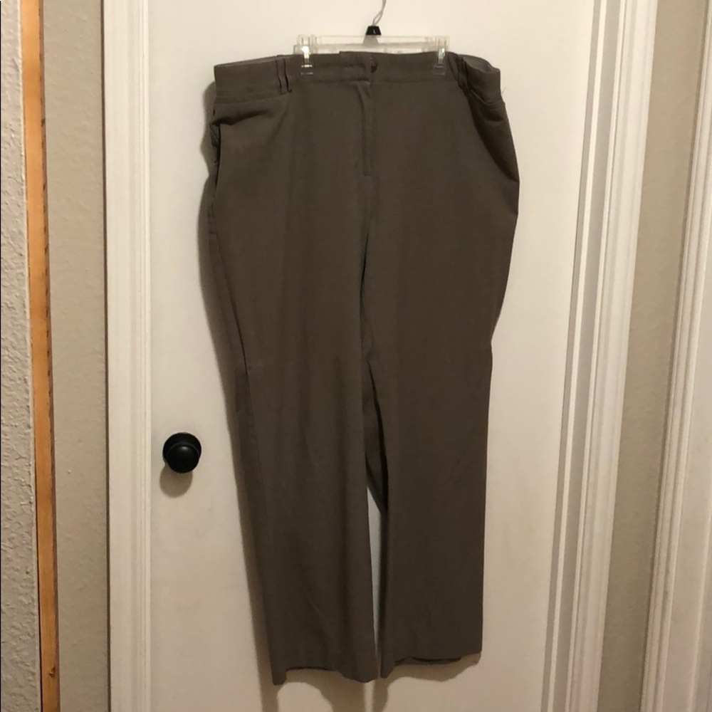 Tall light brown slacks